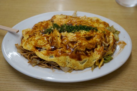 オム焼きそば